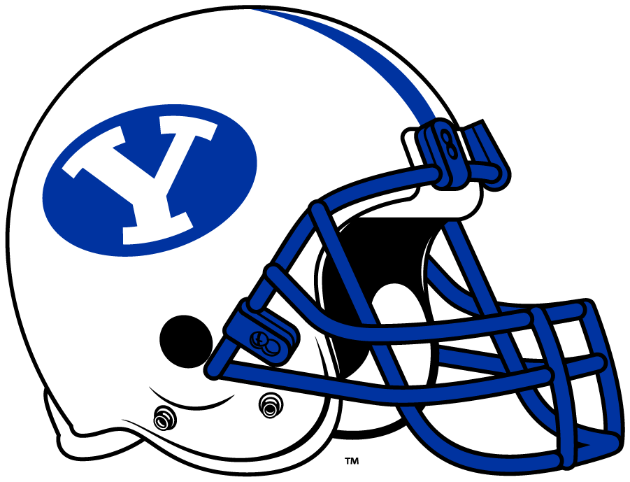 Brigham Young Cougars 1978-1997 Helmet Logo iron on transfers for T-shirts